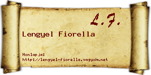 Lengyel Fiorella névjegykártya